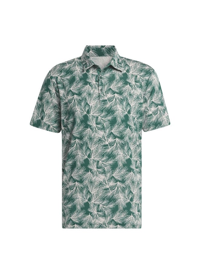 Adidas Adidas Ult365 Pine Prt Green Golf Polo Shirts For Men S  - Image 2