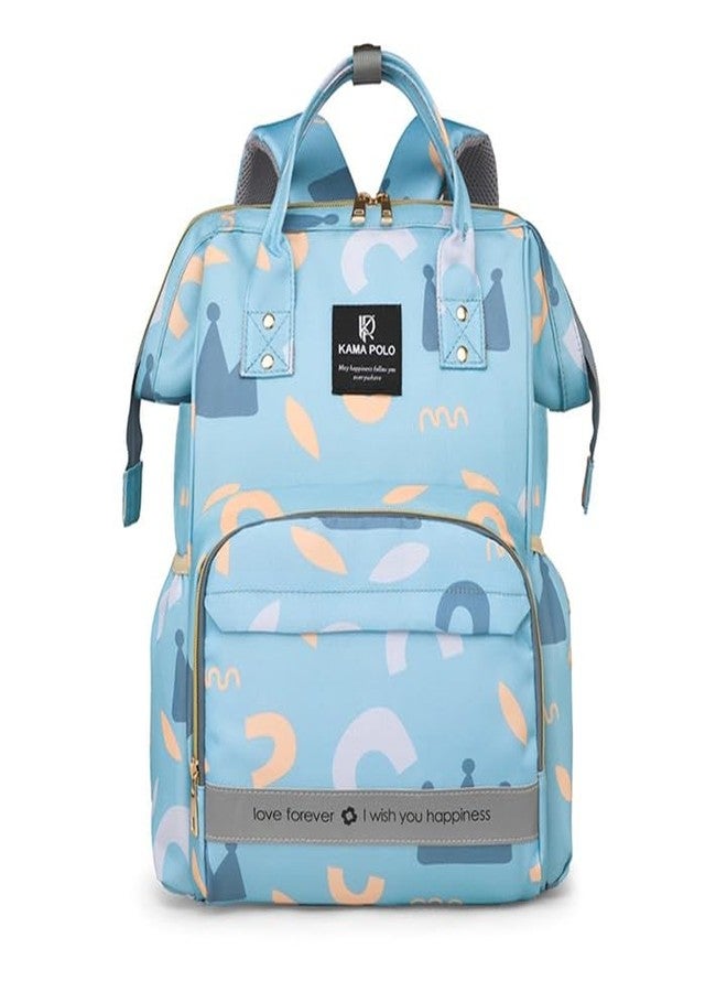 Winnies Diaper Bag Backpack for Moms – Printed Waterproof Maternity Baby Bag with Multiple Pockets | Travel & Hospital Use - Image 1