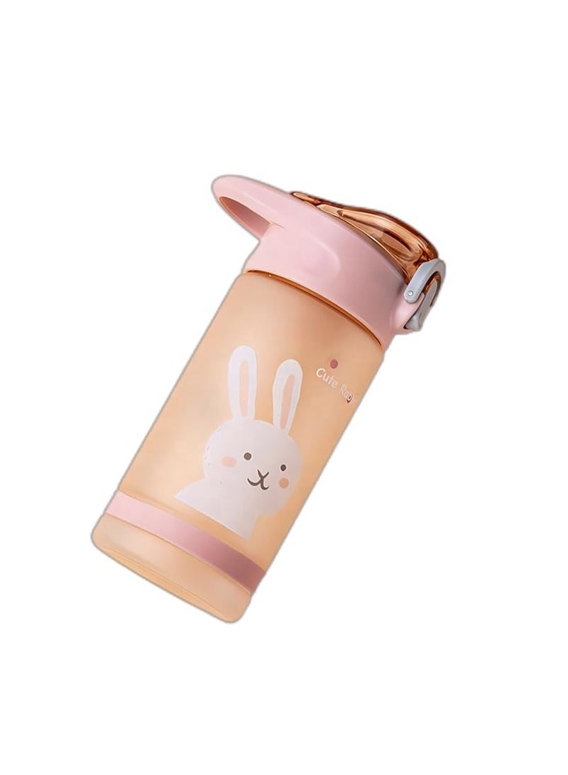 Twisoo Twisoo Splash Tritan Plastic Kids Water Bottle with Straw, Leak Proof Flip Top Lid, and Carry Handle - 550 ml Durable Sports Water Bottle for Kids, Perfect for School, Travel, and Everyday Use (pink) - Image 4