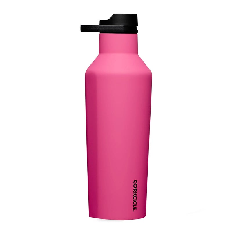 Corkcicle Sport Canteen - Keeps Drinks Cold 25 Hours - Stainless Steel Water Bottle - Triple-Insulated - Spill-Proof - Summer Drinkware Gift - Keeps Drinks Ice Cold - 32 oz - Dragonfruit - Image 1