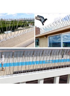 oldlaiben Bird Spikes, Bird Devices Outdoor of Stainless Steel for Fence Windowsill Roof, Bird Deterrent Spikes for Small Bird and Squirrels (50CM)  - Image 5