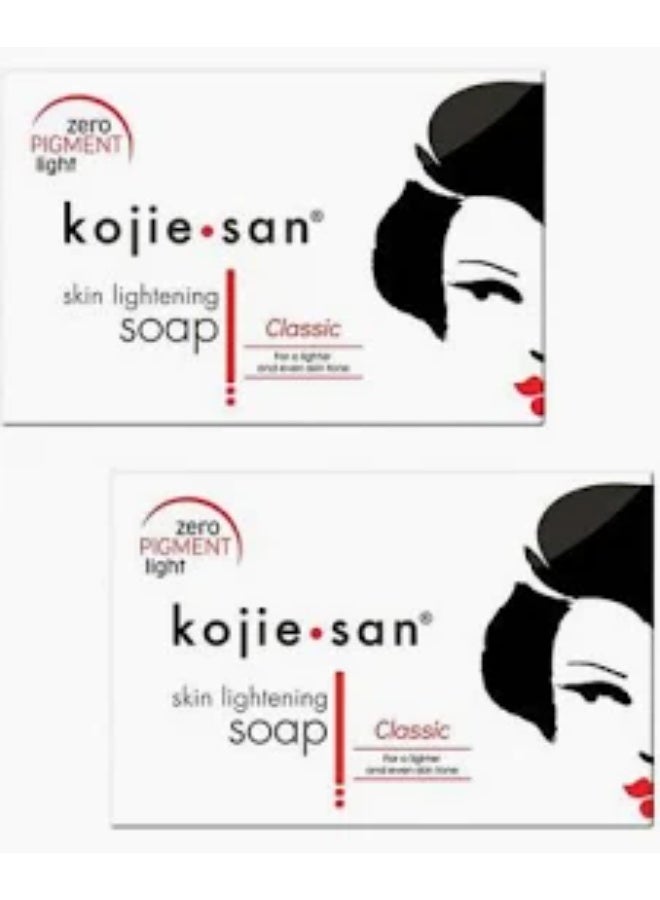 كوجي سان صابون تفتيح البشرة بحمض الكوجيك (كلاسيك) - 135 جم 2 قطعة