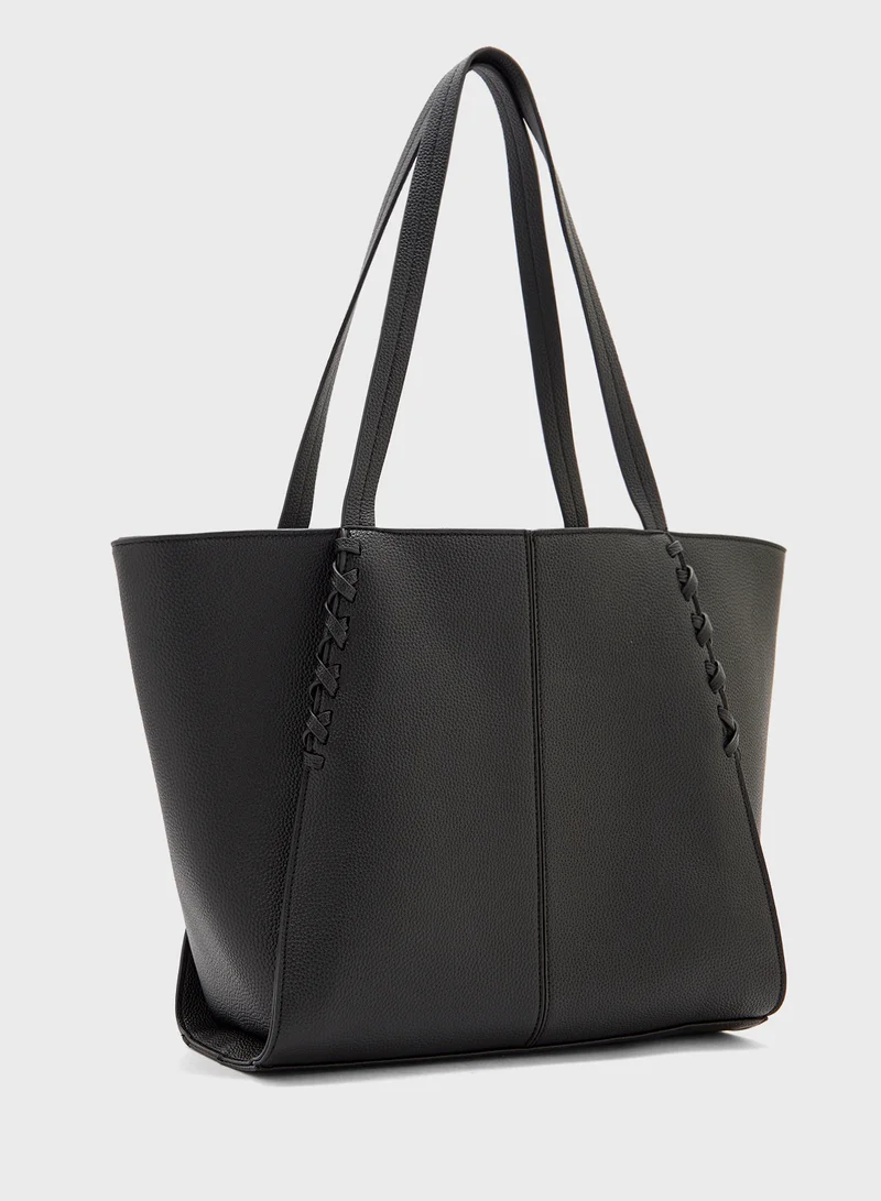ايلا Weave Detail Tote Bag