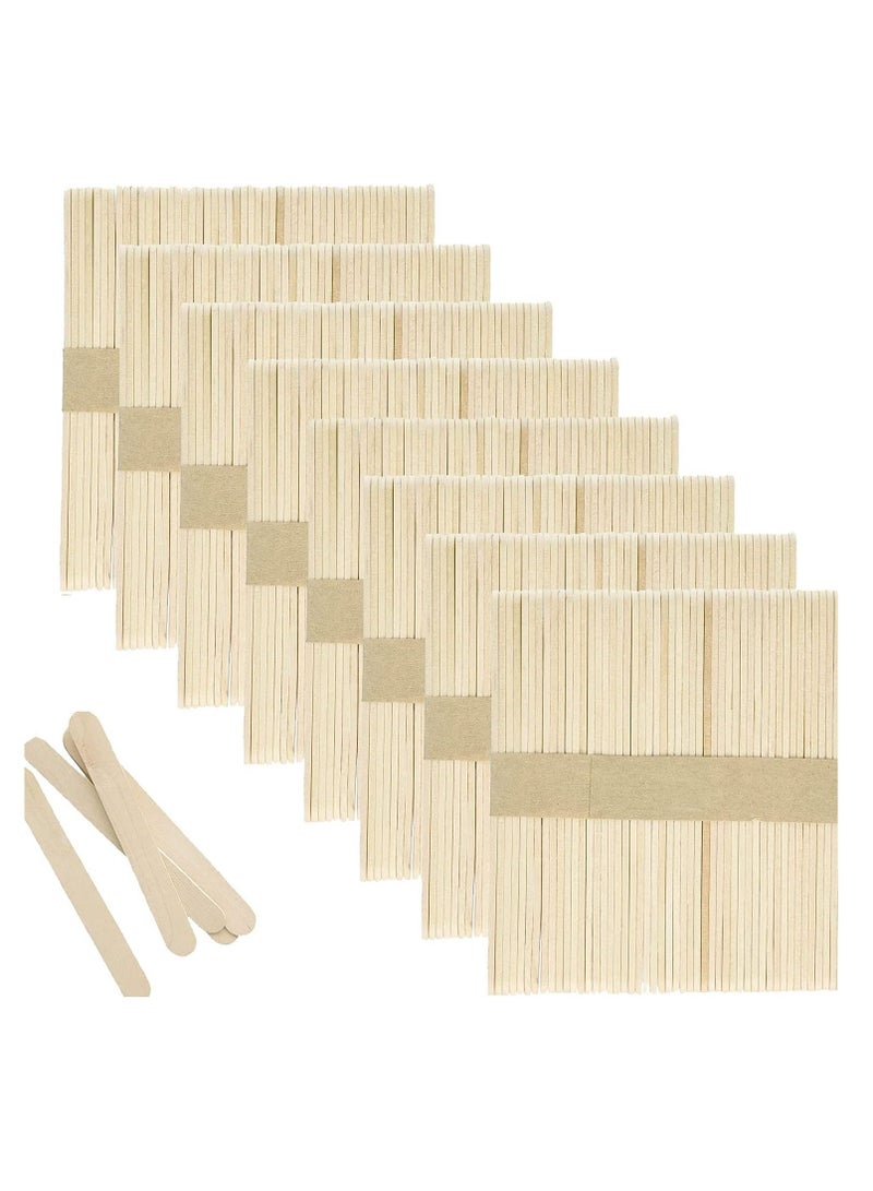 KASTWAVE 400 Pcs Craft Sticks Ice Cream Sticks Natural Wood Popsicle Craft Sticks 4.5 inch Length Treat Sticks Ice Pop Sticks for DIY Crafts - Image 2