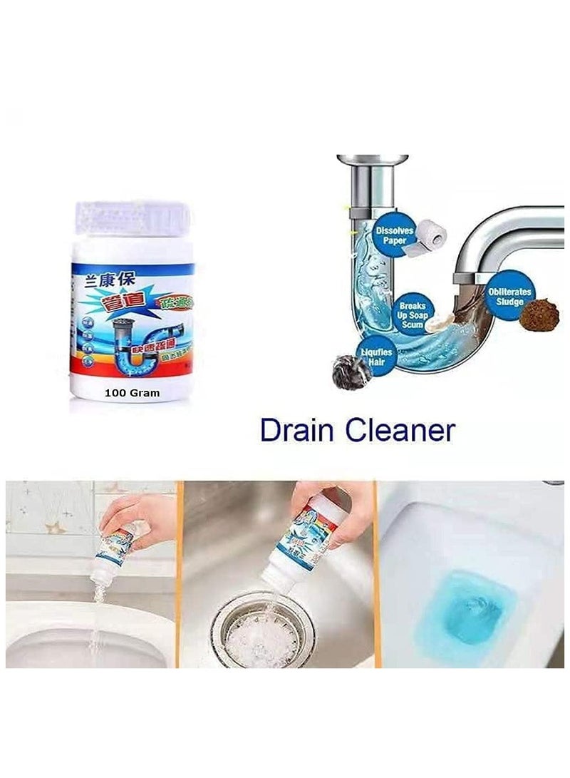 Pipe Dredge Deodorant - All-Purpose Quick Foaming Toilet Cleaner & Powerful Sink Drain Cleaner | Magic Bubble Bombs Dredge Agent for Kitchen, Toilet, Pipeline | Chemical Powder for Rapid Clog Removal & Deodorizing  - Image 2