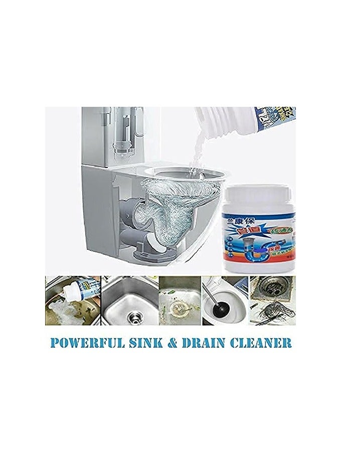 Pipe Dredge Deodorant - All-Purpose Quick Foaming Toilet Cleaner & Powerful Sink Drain Cleaner | Magic Bubble Bombs Dredge Agent for Kitchen, Toilet, Pipeline | Chemical Powder for Rapid Clog Removal & Deodorizing  - Image 4