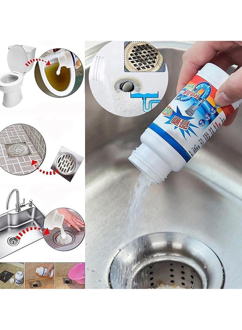 Pipe Dredge Deodorant - All-Purpose Quick Foaming Toilet Cleaner & Powerful Sink Drain Cleaner | Magic Bubble Bombs Dredge Agent for Kitchen, Toilet, Pipeline | Chemical Powder for Rapid Clog Removal & Deodorizing  - Image 5