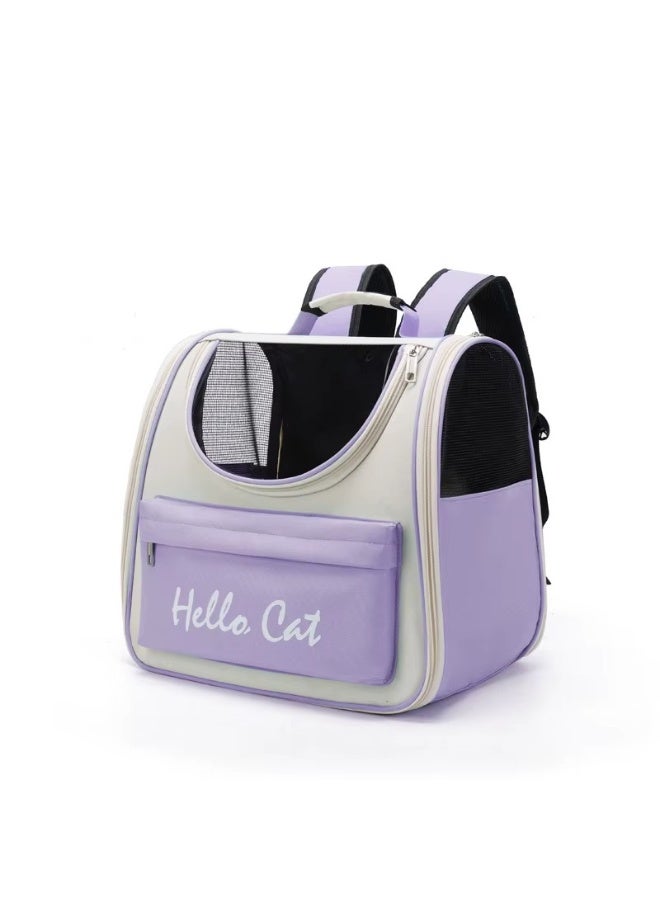 Generic Foldable Pet Backpack 🐾 – Breathable & Anti-Jump Carrier for Small Cats and Dogs, Perfect for Walks & Vet Visits  - Image 1