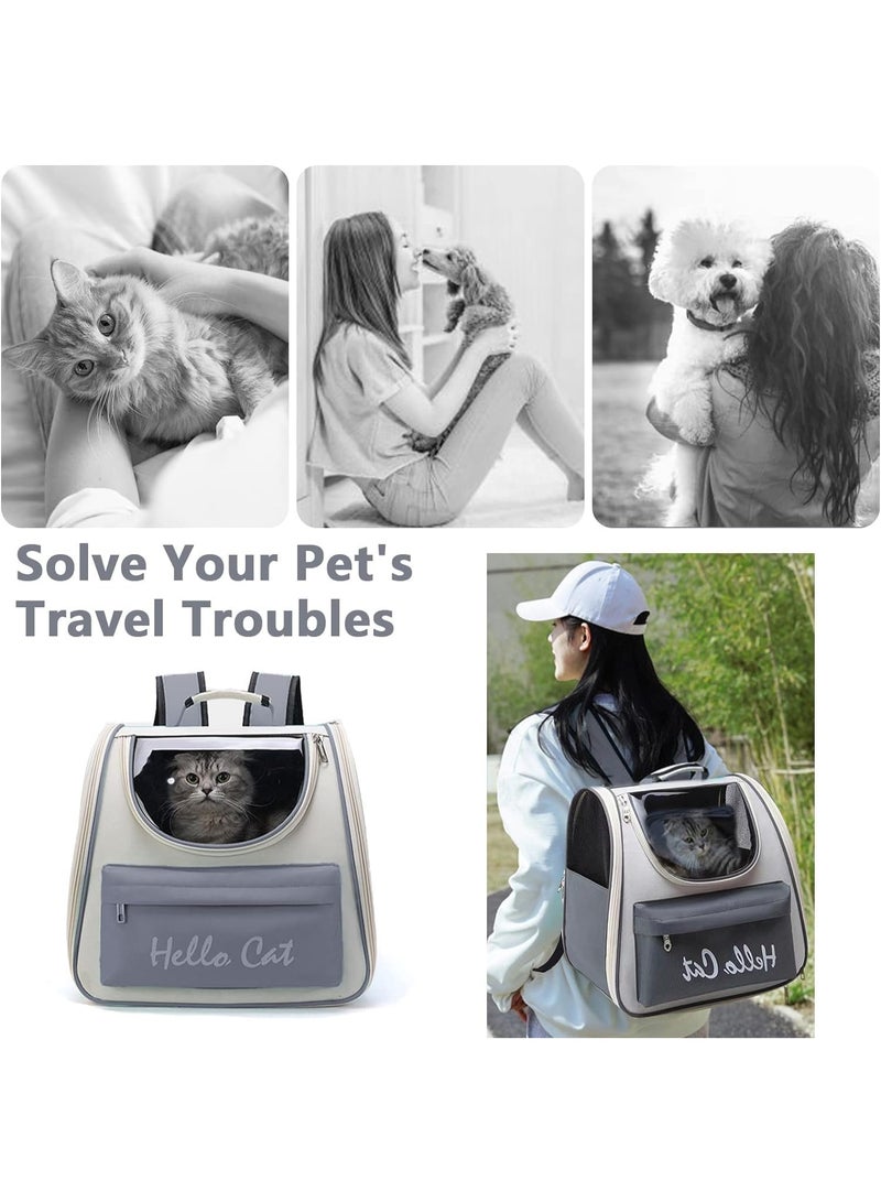 Generic Foldable Pet Backpack 🐾 – Breathable & Anti-Jump Carrier for Small Cats and Dogs, Perfect for Walks & Vet Visits  - Image 4