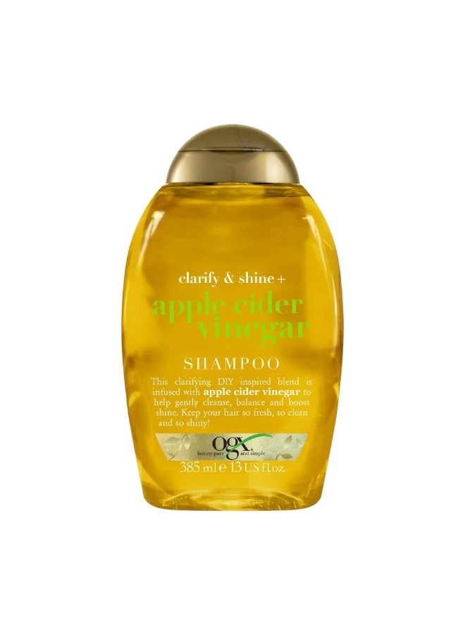 OGX Clarify and Shine Apple Cider Vinegar Shampoo- 385ml
