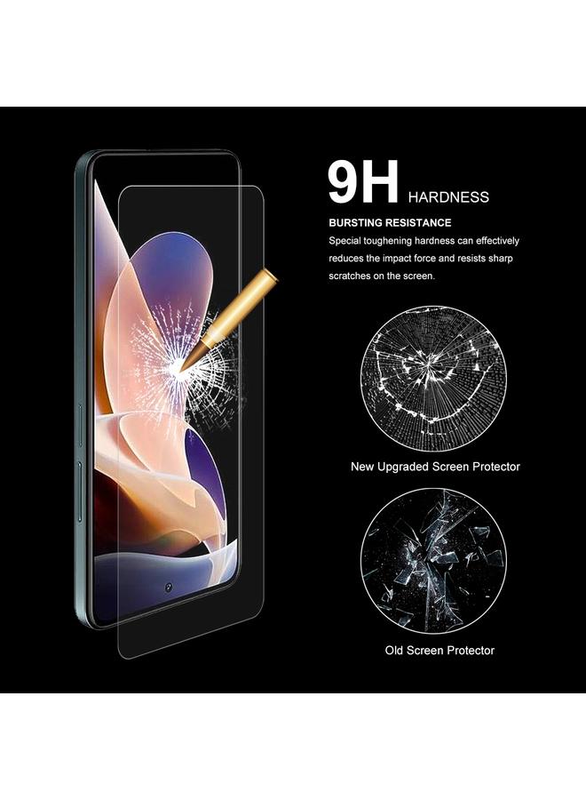 PINWUYO 5 PCS For Xiaomi Redmi Note 11 Pro / Note 11 Pro+ ENKAY Hat-Prince 0.26mm 9H 2.5D Curved Edge Tempered Glass Screen Protector - Image 4