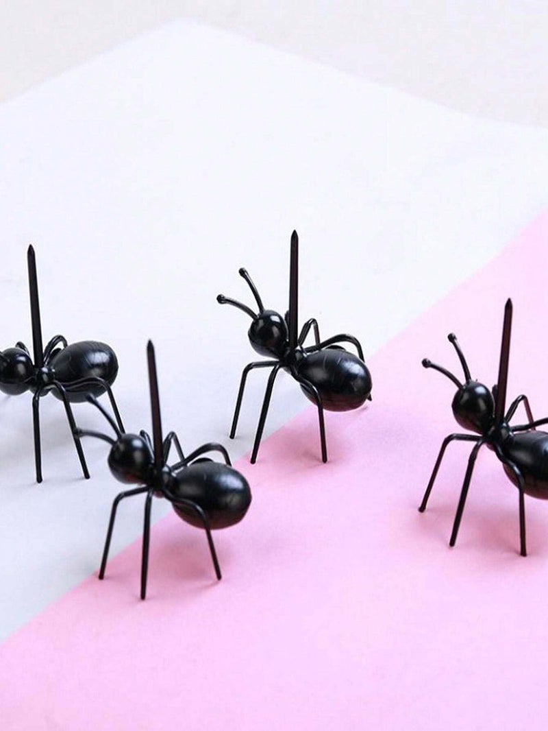 Loizziuy 36pcs Party Ants & Hardworking Ants Series Fruit Picks for Kids Lunch Bento Box, Party Fruit Platter, Bar Cocktail Decor (12 pcs) - Image 3