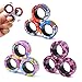 Cevioce Easter Basket Stuffers for Teens Boys Girls 9Pcs Magnetic Rings Fidget Toy Set ADHD Anxiety Magnetic Fidget Toys Adults Fidget Spinner Rings for Relief Easter Gifts for Kids 8 Year Old C - Image 2