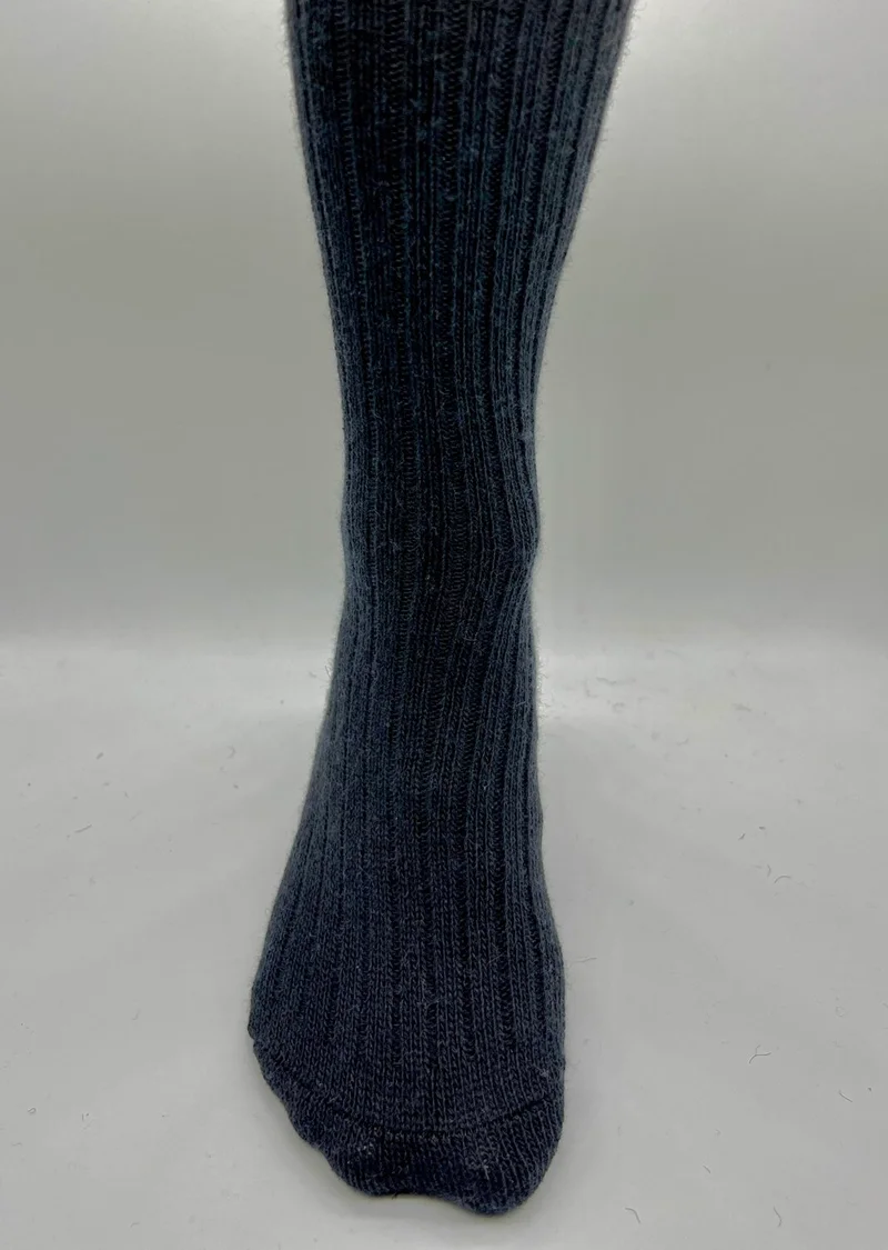 Ciho Socks 4 Pairs Wool Men's Lambswool Natural Soft Thick Thermal Winter Corduroy Derby Socket Socks
