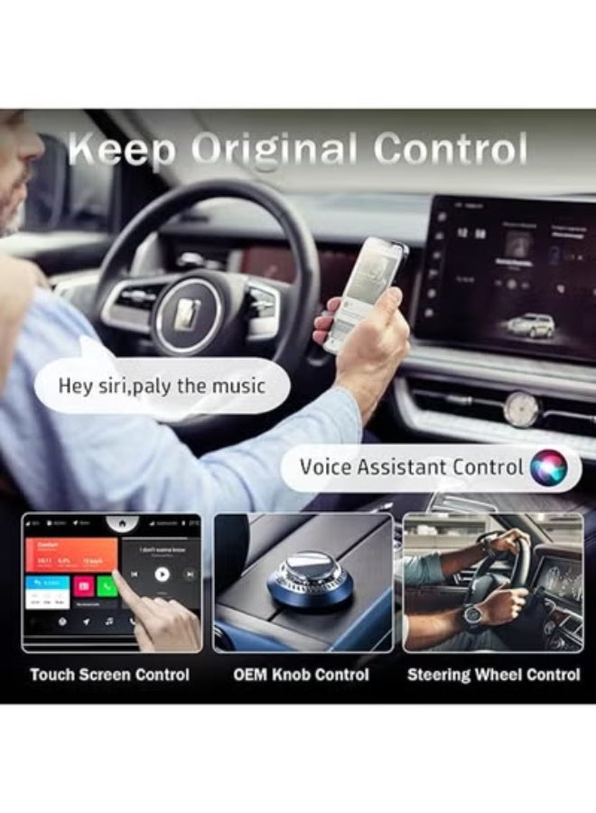 Urdern Wireless CarPlay Adapter - Wired to USB-C Wireless Converter - Plug & Play with Online Updates - Compatible with iOS 10+ & Cars 2016+ - Image 3