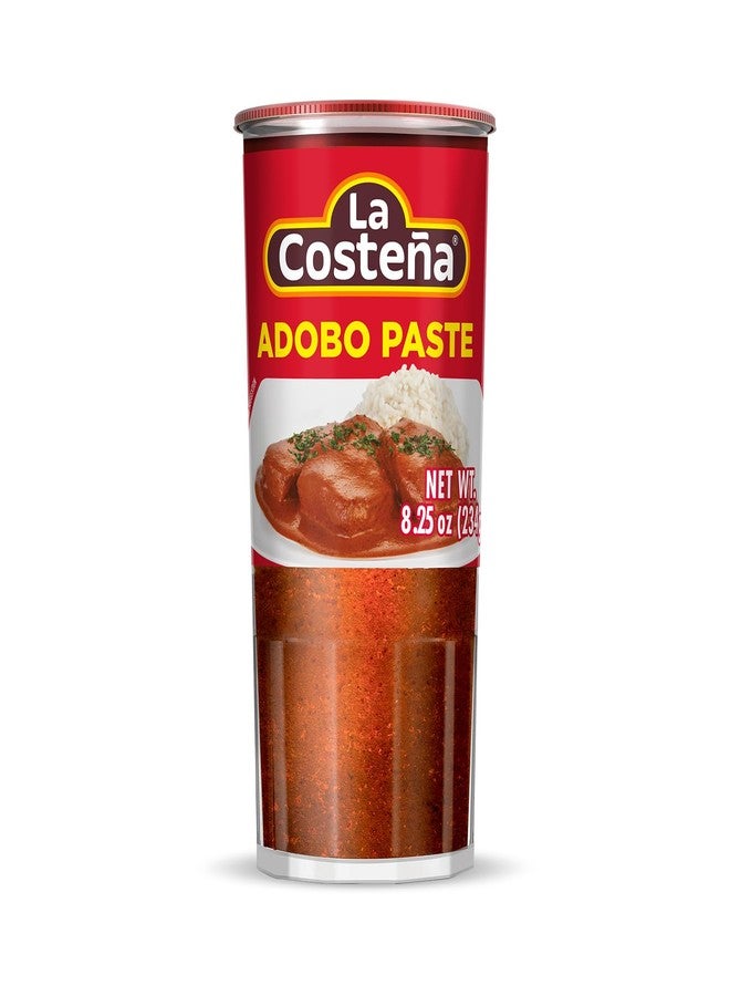 La Costeña Adobo Paste - Adobo Seasoning with Guajillo Chiles - Mexican Food, Enchilada Sauce, Taco Seasoning, BBQ, Fajita, Carne Asada, Birria, Chipotle Sauce, Chicken Marinade - 8.25oz, 1 Pack - Image 1