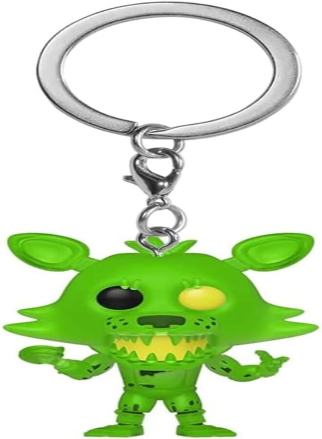 Funko Pop Keychain: Five Nights At Freddy'S Radioactive Foxy, Multicolor
