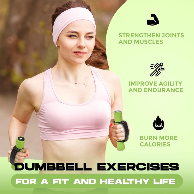 Yes4All مجموعة أوزان يدوية قابلة للتعديل Yes4All من 2 مثالية للمشي أو تمارين السفر للنساء مع أحزمة قابلة للتعديل وغطاء رغوي ووزن ملون 2 رطل 3 أرطال أو 4 أرطال مضاد للانزلاق - Image 4