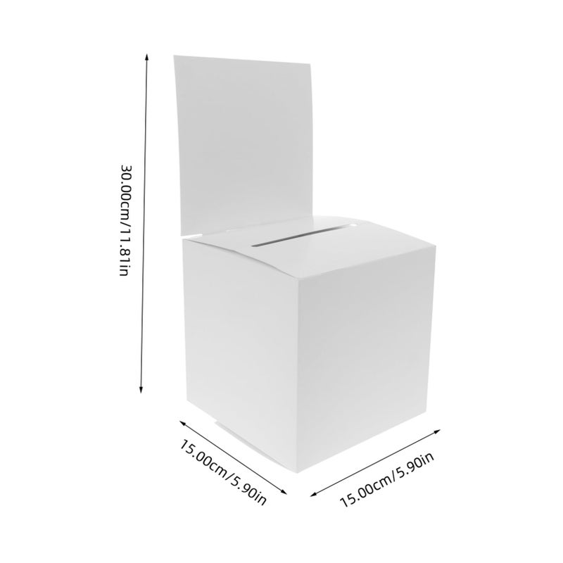12 Pcs Donation Ballot Box for Fundraising Secure Raffle Box for Parties Graduation Events - Image 3