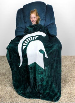 College Covers Covers Michigan State Spartans Sublimated Soft Throw Blanket, 42" X 60" (Subth)  - Image 3