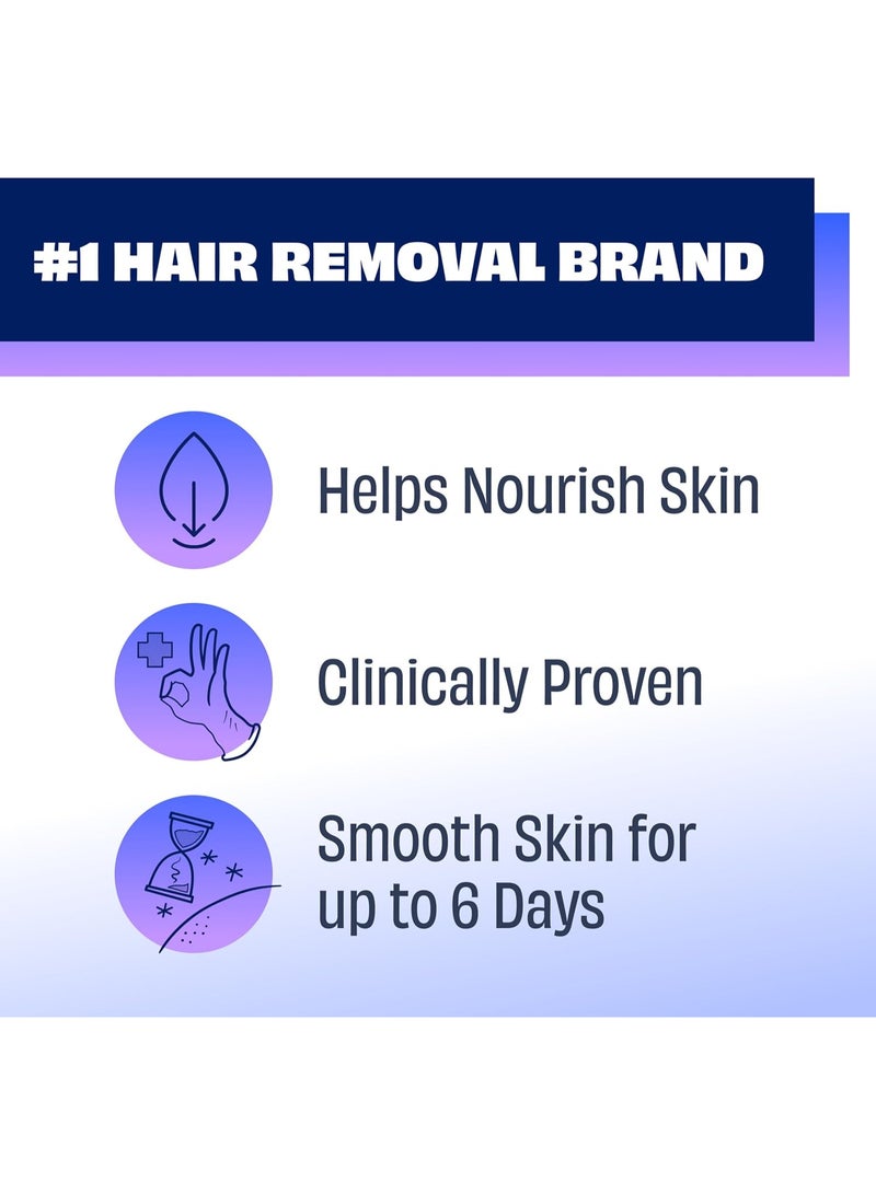 Nair Men Body Cream Hair Remover, Body Hair Removal Cream, 12 oz - Image 3