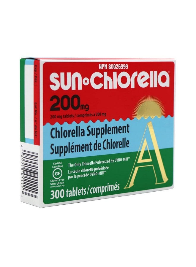 Sun Chlorella USA Chlorella 200 Milligrams - 300 tabs (Pack of 2) - Image 1