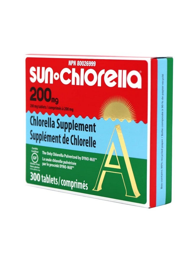 Sun Chlorella USA Chlorella 200 Milligrams - 300 tabs (Pack of 2) - Image 2