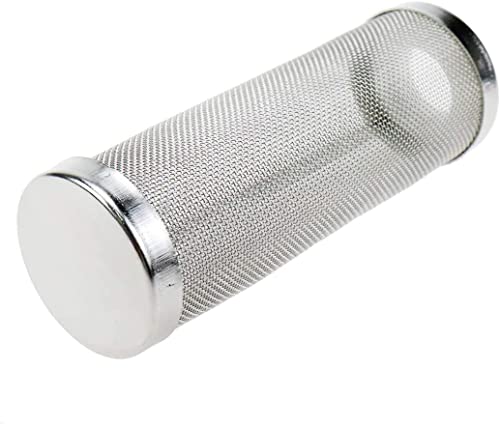 Xiaoyztan Aquarium Filter Cover,0.63 Inch / 16mm Stainless Steel Aquarium Filter Intake Cover,Shrimp Filter Guard Metal Fish Tank Filter Intake Strainer,Pack of 1 - Image 3