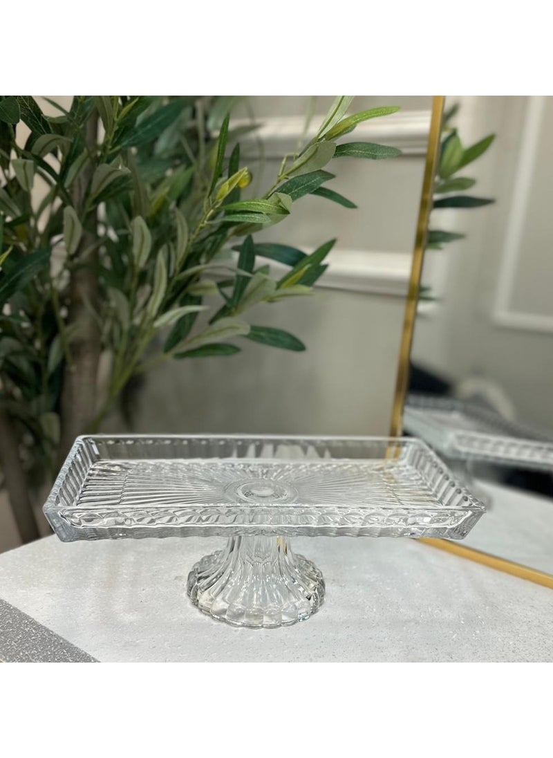 Generic A multi-use glass serving dish with a base for sweets and fruits  - Image 3