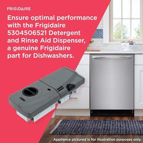Frigidaire 5304506521 Detergent and Rinse Aid Dispenser for Dishwashers, Gray - Image 5