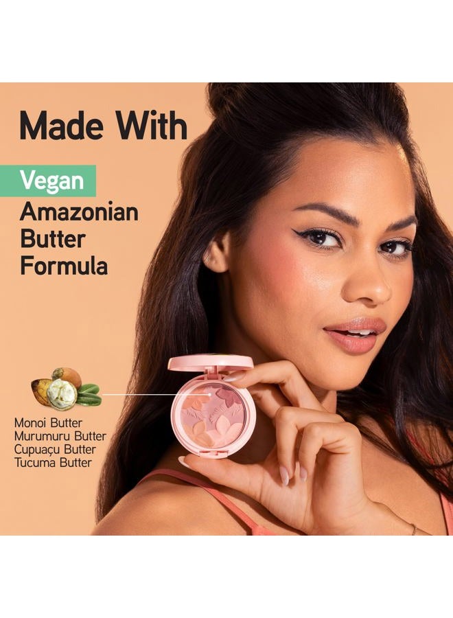 Physicians Formula بودرة مكياج بلشر ماتي من زبدة المونوي، درجات ماتي مائلة إلى الوردي، مختبر من قبل أطباء الجلدية - Image 2