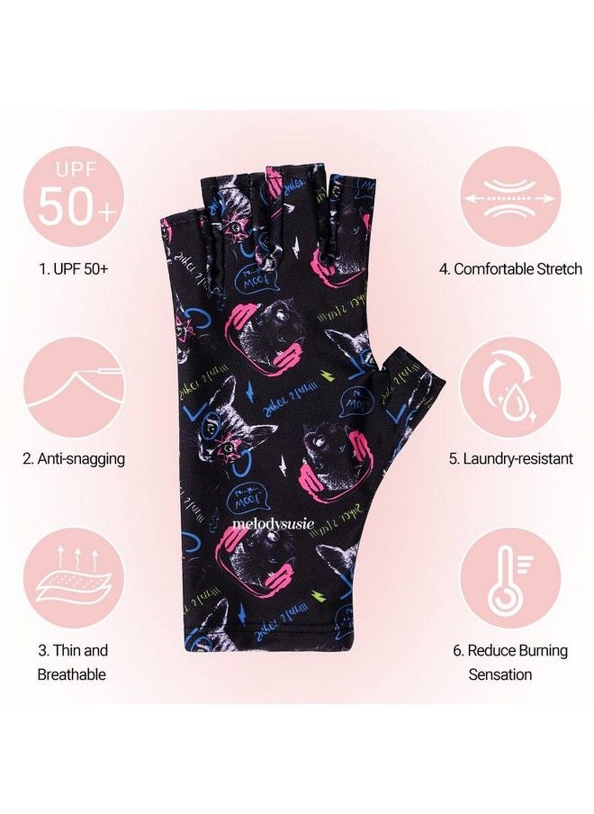 MelodySusie Uv Glove For Gel Nail Lamp Professional Upf50+ Uv Protection Gloves For Manicures  - Image 4