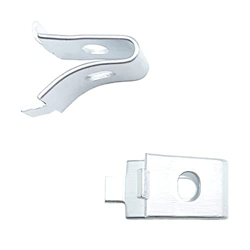 Suprom Shelf Bracket Clips, 32 Pack Aluminum Alloy Shelf Pins, High Load-Bearing Adjustable Cabinet Shelf Pegs - Image 1