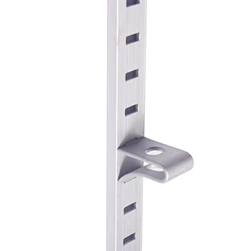 Suprom Shelf Bracket Clips, 32 Pack Aluminum Alloy Shelf Pins, High Load-Bearing Adjustable Cabinet Shelf Pegs - Image 5