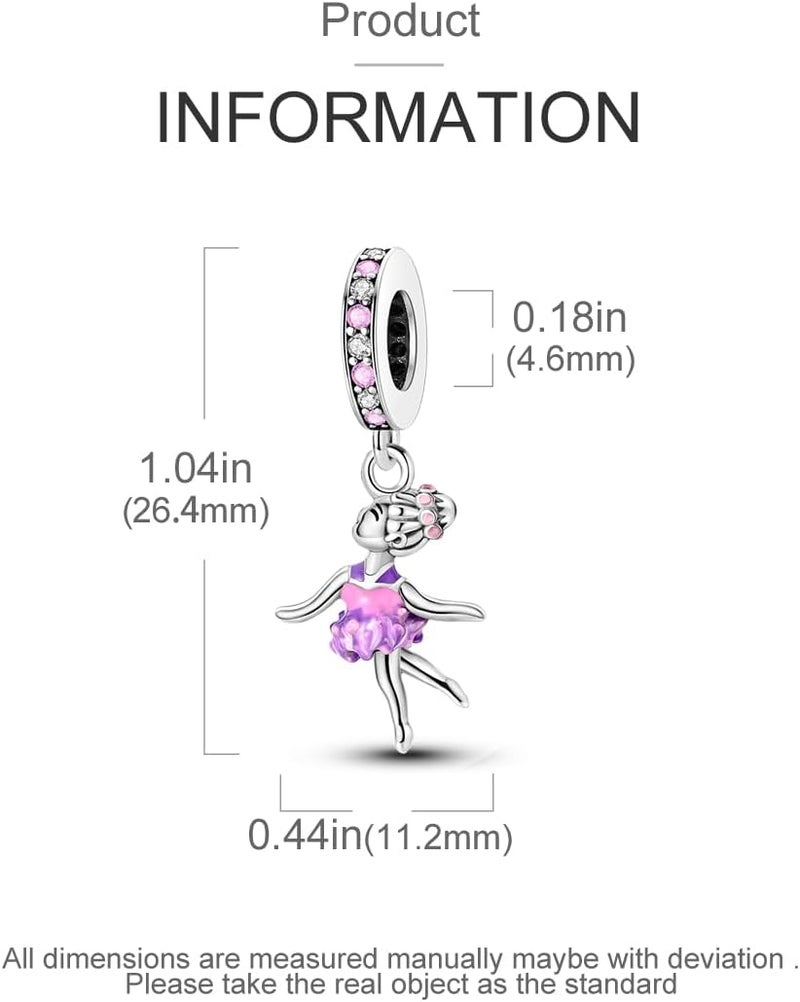 MULA 925 Sterling Silver Charms for Bracelets and Necklaces Airplane Passport Dangle Pendants Beads Butterfly Dragonfly Charms Jewelry Charm for Women - Image 3