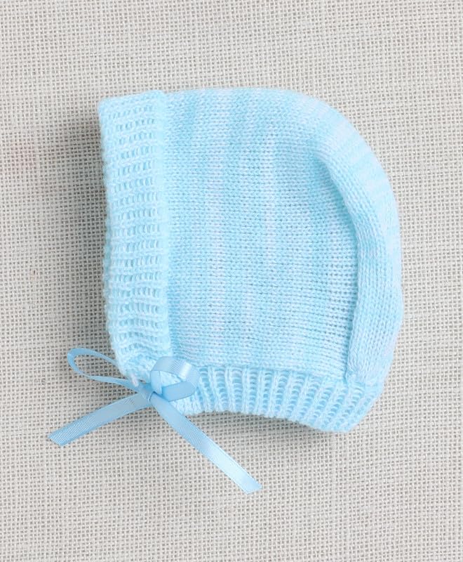 BUMZEE Aqua Baby Boys Full Sleeves Woolen Sweater with Cap & Socks Age - 6-12 Months (Peb10064D-abl) - Image 4