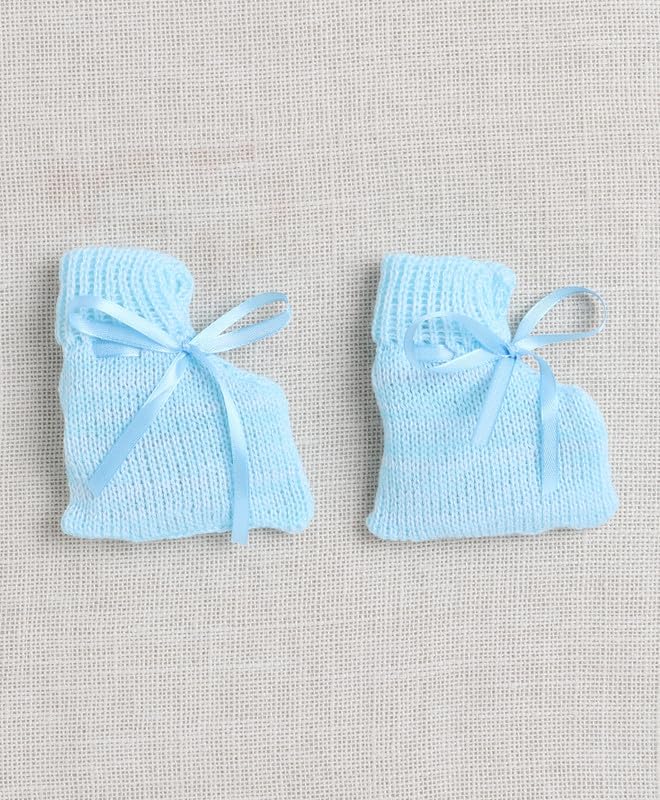 BUMZEE Aqua Baby Boys Full Sleeves Woolen Sweater with Cap & Socks Age - 6-12 Months (Peb10064D-abl) - Image 5