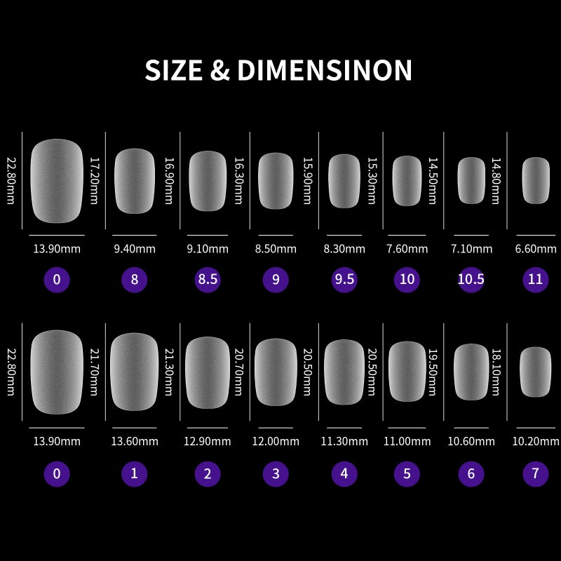 420PCS Soft Gel Tips Full Cover Frosted False Nail Tips Press On Fake Nails for Soak Off Nail Extensions Nail Art Tool - Image 2