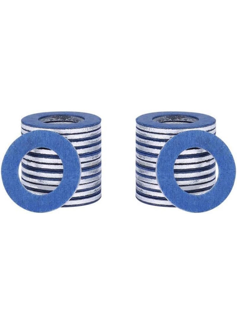 90430-12031 (24Pcs) Aluminum Oil Drain Plug Gaskets Fits for Toyota Lexus Scion Crush Washer Seals Replaces# 9043012031 - Image 5