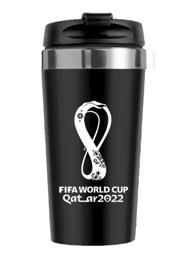 FIFA World Cup 2022 Printed Travel Mug with Lid Stainless Steel