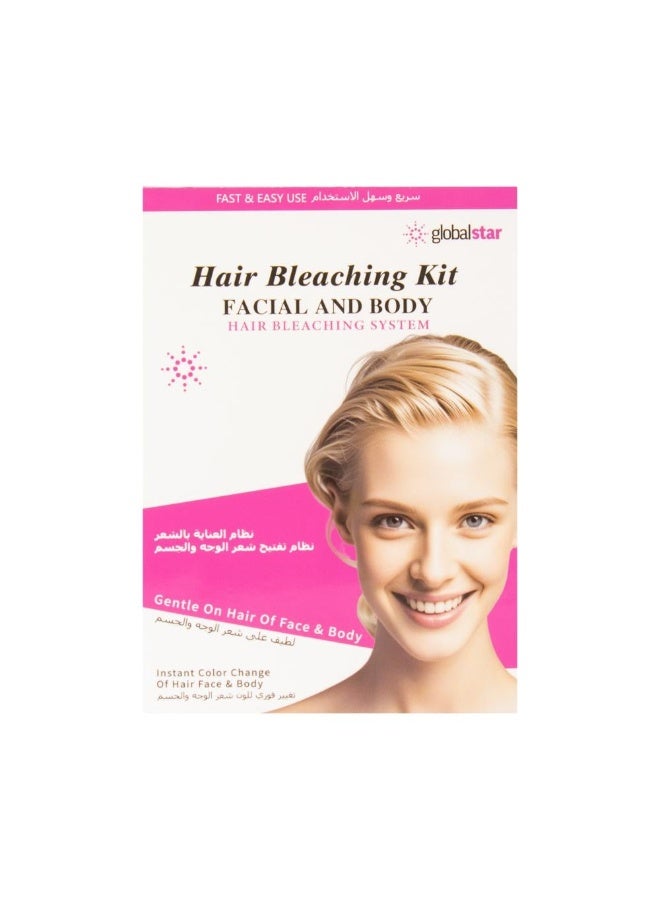 globalstar Face and Body Bleaching Kit 50+50ml - Image 2