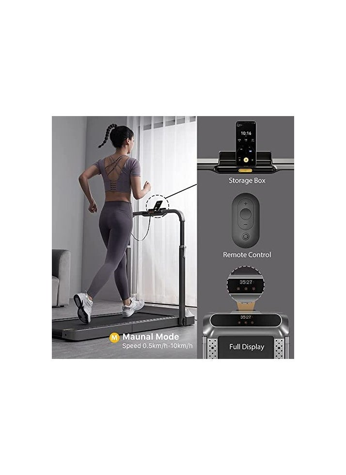 KINGSMITH - Kingsmith WalkingPad R1 Pro Treadmill |180° Folding, Compact, and Quiet Motor for Home & Office Use - Gray - Image 1