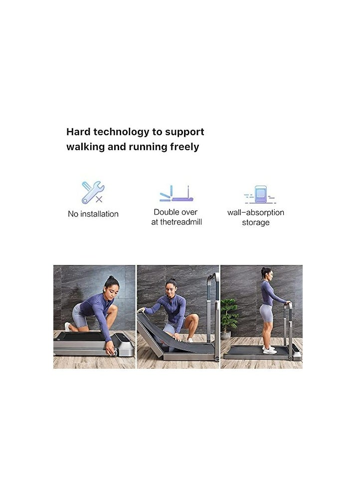 KINGSMITH - Kingsmith WalkingPad R1 Pro Treadmill |180° Folding, Compact, and Quiet Motor for Home & Office Use - Gray - Image 1