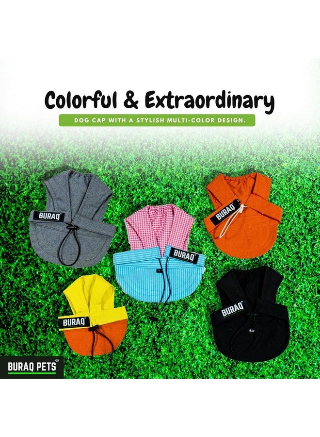 BURAQ Pets Dog Baseball Cap, Pet Sun Hats With Ear Holes, Sport Hat For Medium, Large, Doggies Adjustable Drawstring Puppies, Cats, Visor Hat… (Red, M) - Image 2