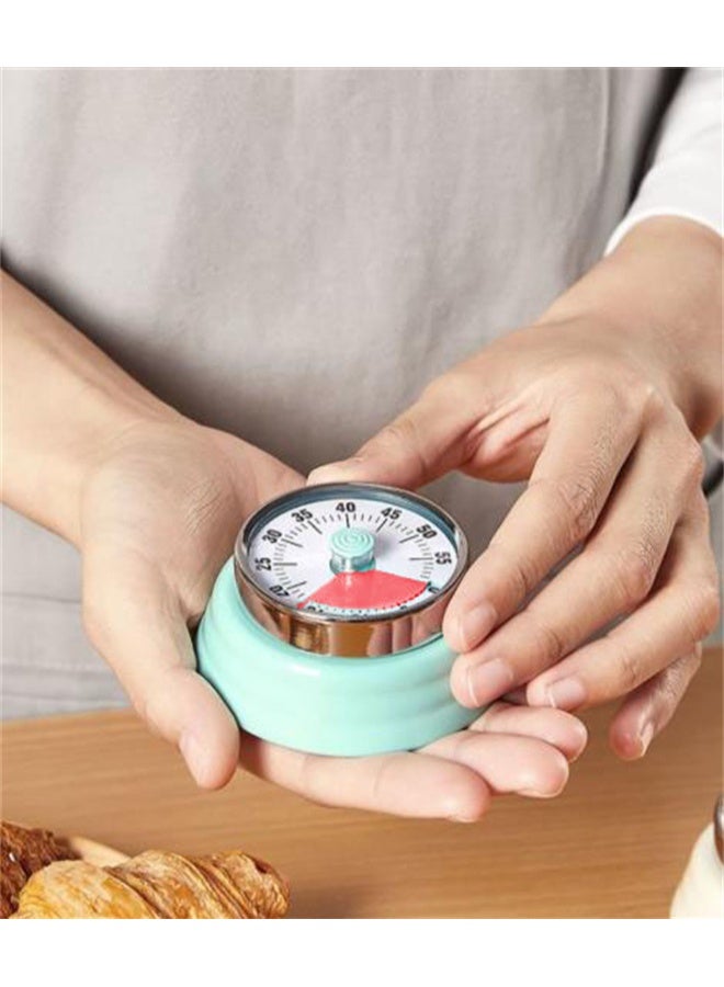 هومستر مطبخ توقيت، المغناطيسية ميكانيكية العد التنازلي 60 دقيقة، إدارة الوقت الطهي الطبخ توقيت مع إنذار عالي، لا بطاريات مطلوبة - Image 2