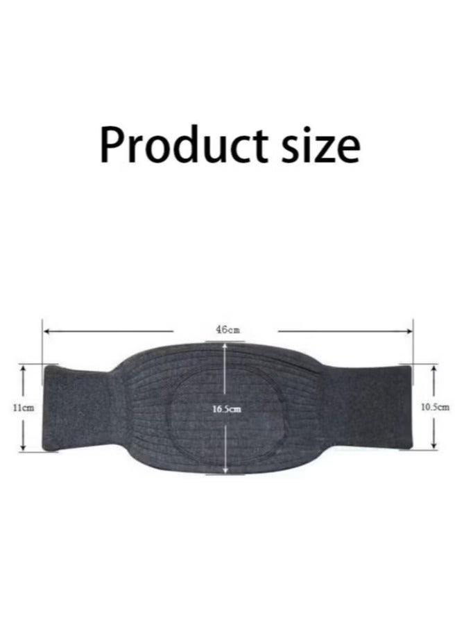 ساكن دفايات ركبة (زوج) للرجال والنساء، دعامة ركبة سميكة من صوف الكشمير مع عزل حراري للرياضات الشتوية، الجري، ركوب الدراجات، والاستخدام اليومي، رمادي داكن - Image 3