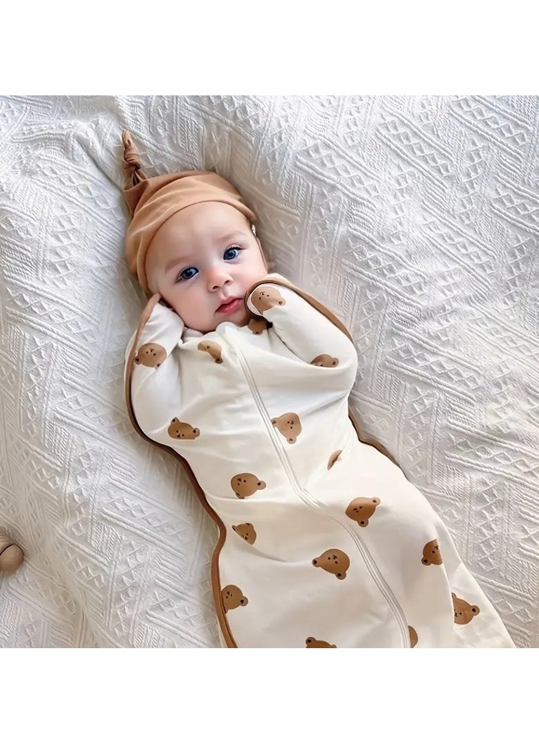 Gonice - Baby Anti-Shock Sleeping Bag With Light Zipper, 0 - 3 Years Old - Image 1