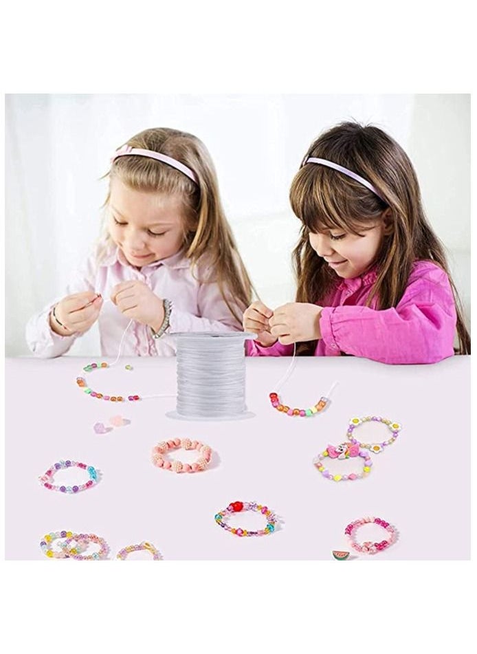 Generic - 3-Piece Jewelry Cord Elastic Bracelet Rope Crystal Beading 5x5x4cm - Image 1