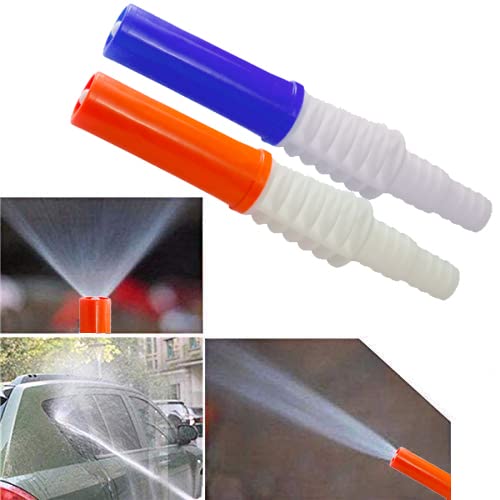 Techhark® Pack of 2 Water Spray Gun - Plastic Trigger and ABS Nozzle High Pressure Water Spray Gun for Car/Bike/Plants - Gardening Washing Gun (2) multi - Image 1