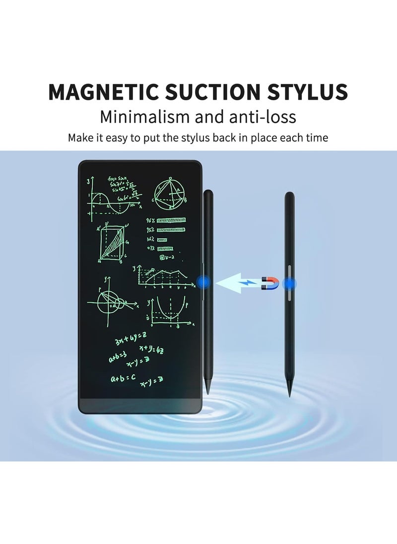 MIXDE Black LCD Writing Tablet, Full Screen Erasable Digital Notepad for Kids and Adults, Drafting, Taking Notes and Leaving Message, 6.5 Inches Screen  - Image 2